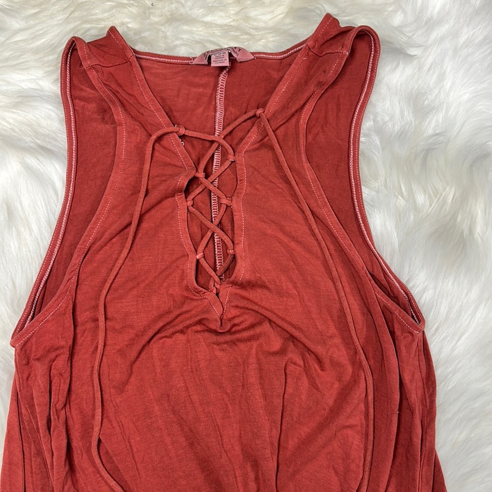 American Eagle Cross Front Tank Top Size Medium